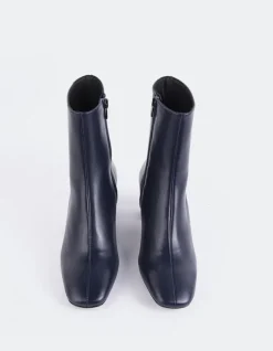 Women L'INTERVALLE Lioni Navy Leather