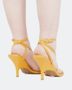 Women L'INTERVALLE Liquid Orange Leather