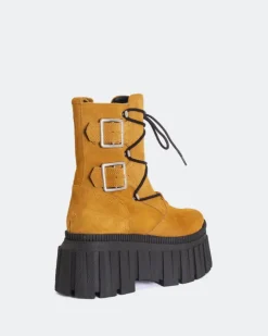 Women L'INTERVALLE Loker Camel Suede
