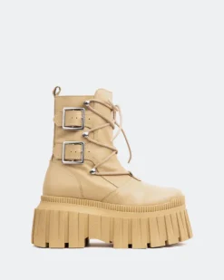 Women L'INTERVALLE Loker Cream Leather