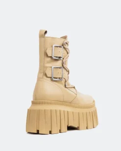 Women L'INTERVALLE Loker Cream Leather