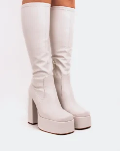 Women L'INTERVALLE Lorde Off White Stretch