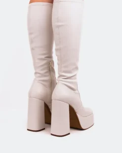 Women L'INTERVALLE Lorde Off White Stretch