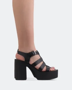 Women L'INTERVALLE Loup Black Leather