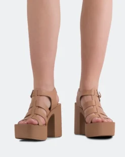 Women L'INTERVALLE Loup Nude Leather