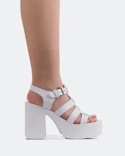Women L'INTERVALLE Loup White Leather