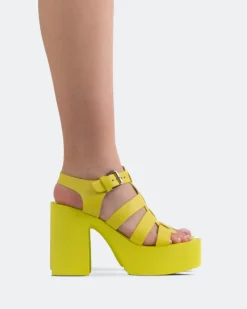 Women L'INTERVALLE Loup Yellow Leather