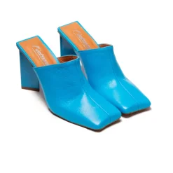 Women L'INTERVALLE Loutro Electric Blue Leather