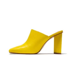 Women L'INTERVALLE Loutro Yellow Leather