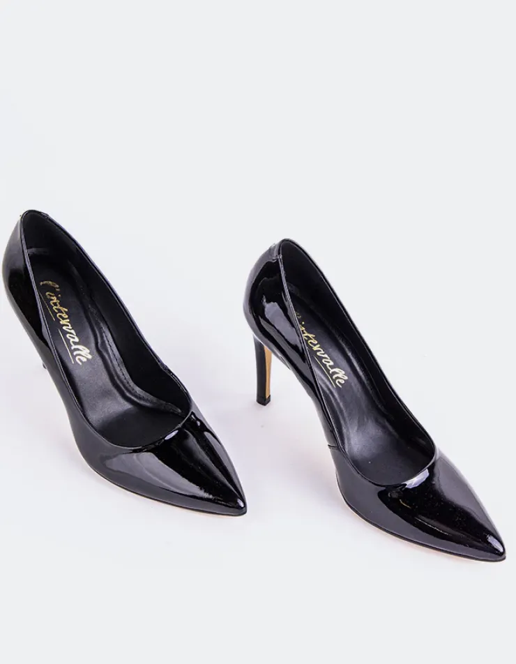 Women L'INTERVALLE Love Black Patent