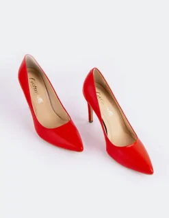 Women L'INTERVALLE Love Red Leather