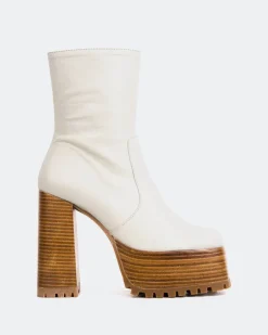 Women L'INTERVALLE Mackenzie Off White Leather