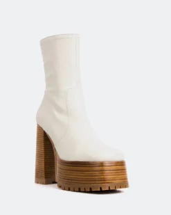 Women L'INTERVALLE Mackenzie Off White Leather
