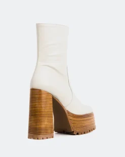 Women L'INTERVALLE Mackenzie Off White Leather