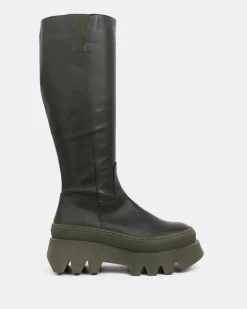 Women L'INTERVALLE Mahone Green Leather