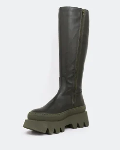 Women L'INTERVALLE Mahone Green Leather