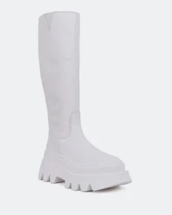 Women L'INTERVALLE Mahone White Leather