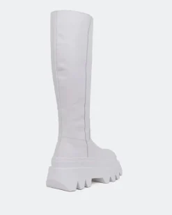 Women L'INTERVALLE Mahone White Leather