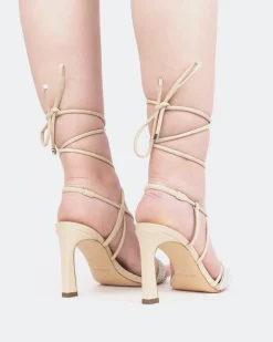 Women L'INTERVALLE Maido, Vanilla Leather/Cuir Vanille