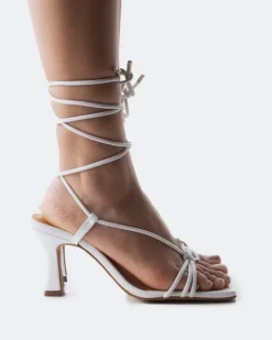 Women L'INTERVALLE Manola White Leather