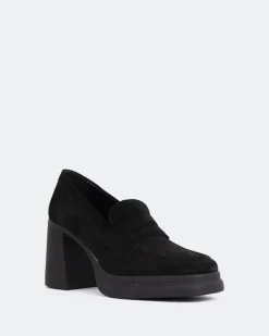 Women L'INTERVALLE Mantova Black Suede