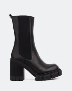 Women L'INTERVALLE Maple Black Leather