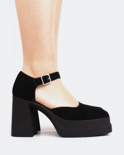 Women L'INTERVALLE Marconi Black Suede