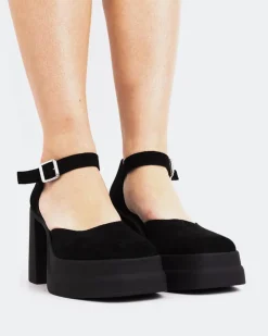 Women L'INTERVALLE Marconi Black Suede