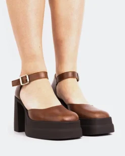 Women L'INTERVALLE Marconi Brown Leather