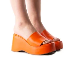 Women L'INTERVALLE Mariel Orange Leather