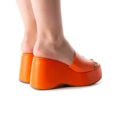 Women L'INTERVALLE Mariel Orange Leather