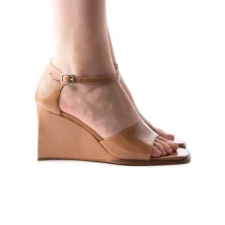 Women L'INTERVALLE Mariposa Camel Leather