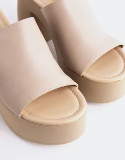 Women L'INTERVALLE Marousi Nude Leather
