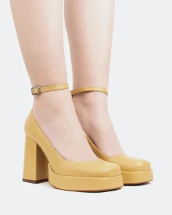 Women L'INTERVALLE Mash, Camel Leather/Cuir Chameau
