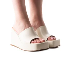 Women L'INTERVALLE Matamoros Off White Leather