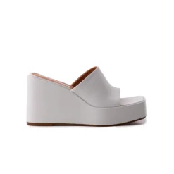 Women L'INTERVALLE Matamoros White Leather