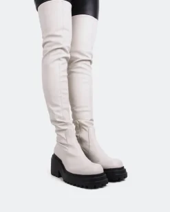 Women L'INTERVALLE Matlock Off White Stretch