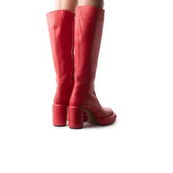 Women L'INTERVALLE Maverik Red Leather