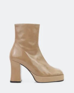 Women L'INTERVALLE Mayotte Camel Leather