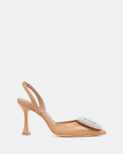 Women L'INTERVALLE Mayta Camel Leather