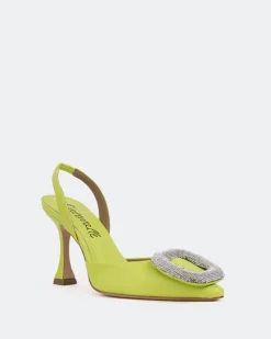 Women L'INTERVALLE Mayta Green Leather