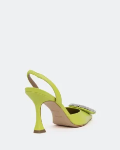 Women L'INTERVALLE Mayta Green Leather