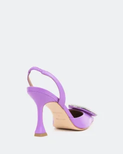 Women L'INTERVALLE Mayta Purple Leather