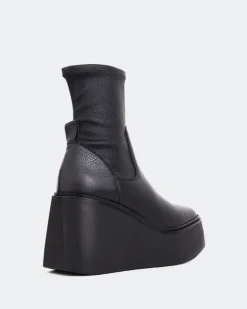 Women L'INTERVALLE Mellini Black Leather