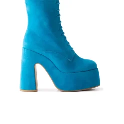 Women L'INTERVALLE Mellow Blue Suede