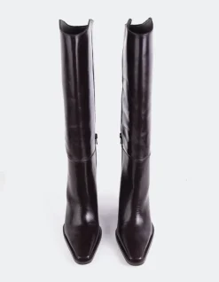Women L'INTERVALLE Melville Brown Leather