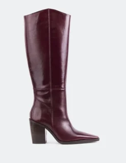 Women L'INTERVALLE Melville Burgundy Leather