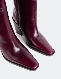 Women L'INTERVALLE Melville Burgundy Leather