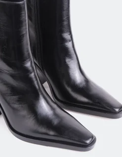 Women L'INTERVALLE Meraly Black Leather