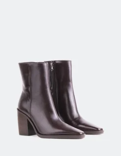 Women L'INTERVALLE Meraly Dark Brown Leather